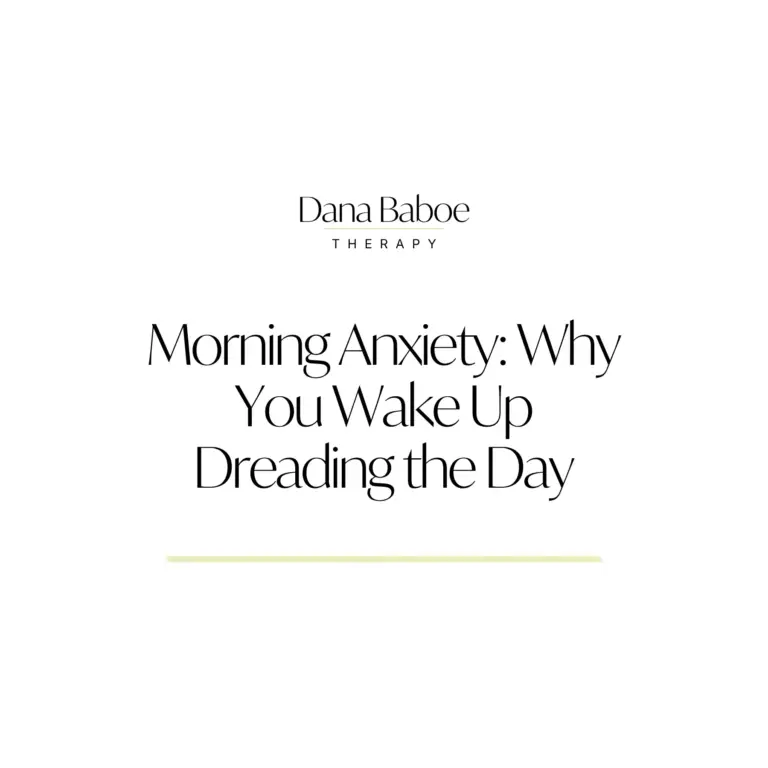 Morning Anxiety - Why You Wake Up Dreading The Day Dana Baboe Online Anxiety Therapist Liverpool UK Psychotherapy Hypnotherapy online therapy